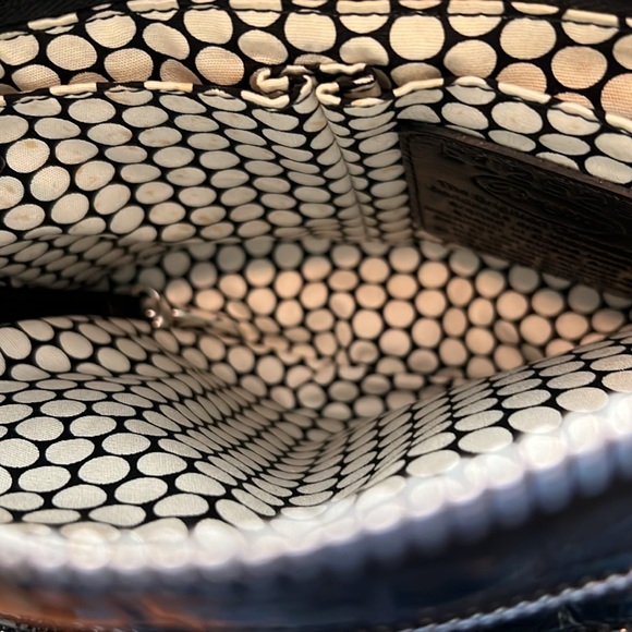 Brighton GoGo Crossbody Blk/Blk Croco - Picture 11 of 15